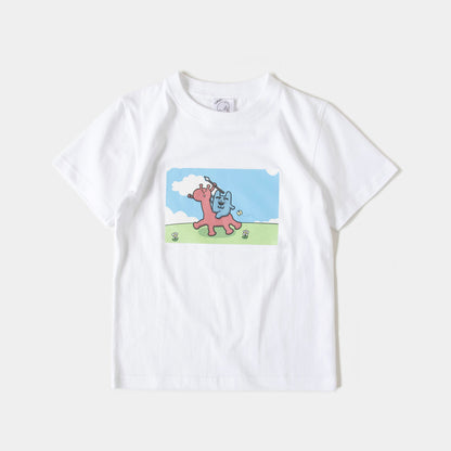 きよし & のぶゆき キッズ Tee（ホワイト）