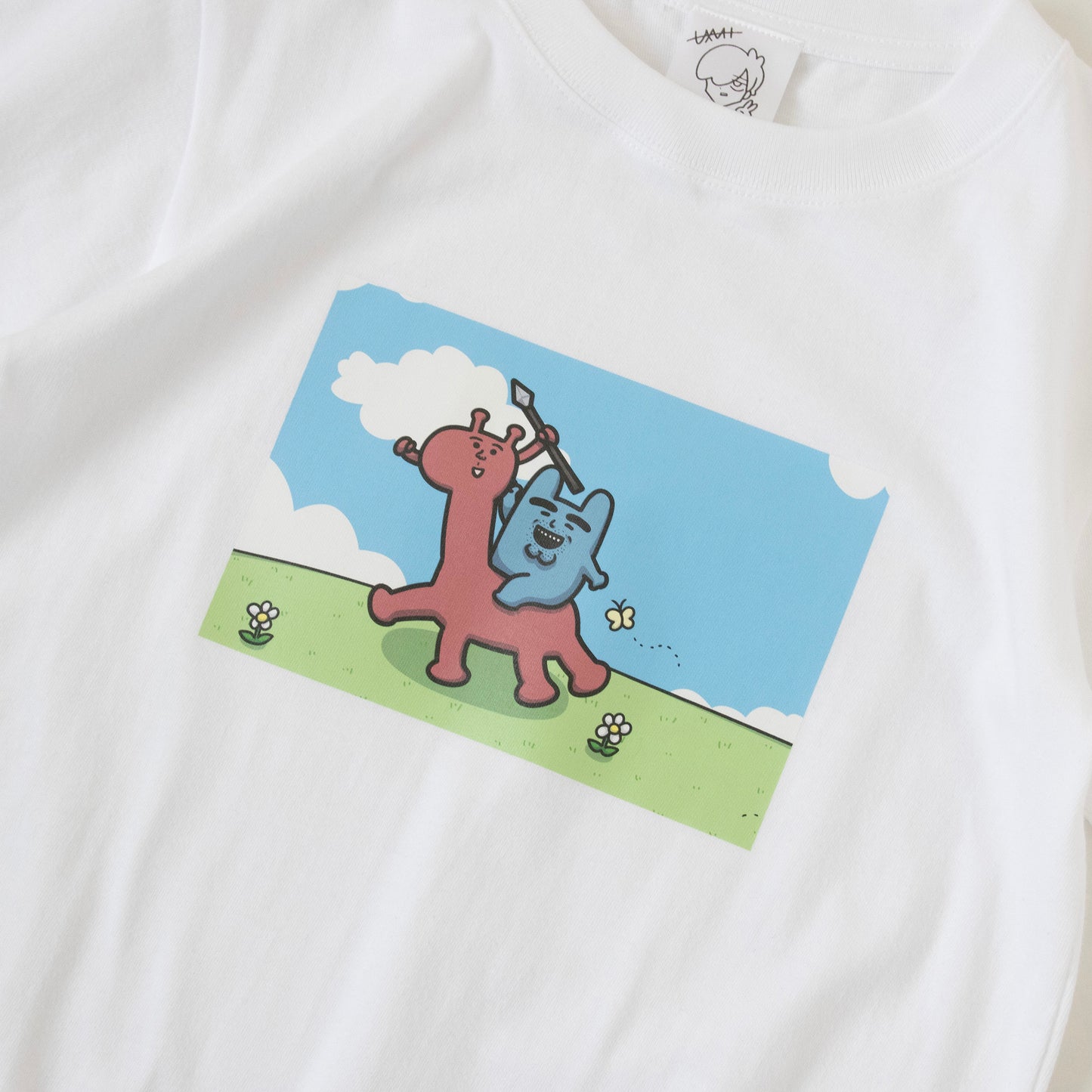 きよし & のぶゆき キッズ Tee（ホワイト）